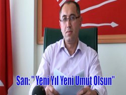 Yeni yıl yeni umut olsun