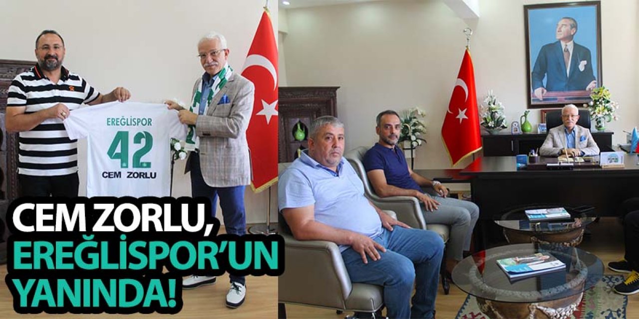 CEM ZORLU, EREĞLİSPOR’UN YANINDA!