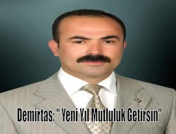 Demirtaş: Yeni yıl mutluluk getirsin