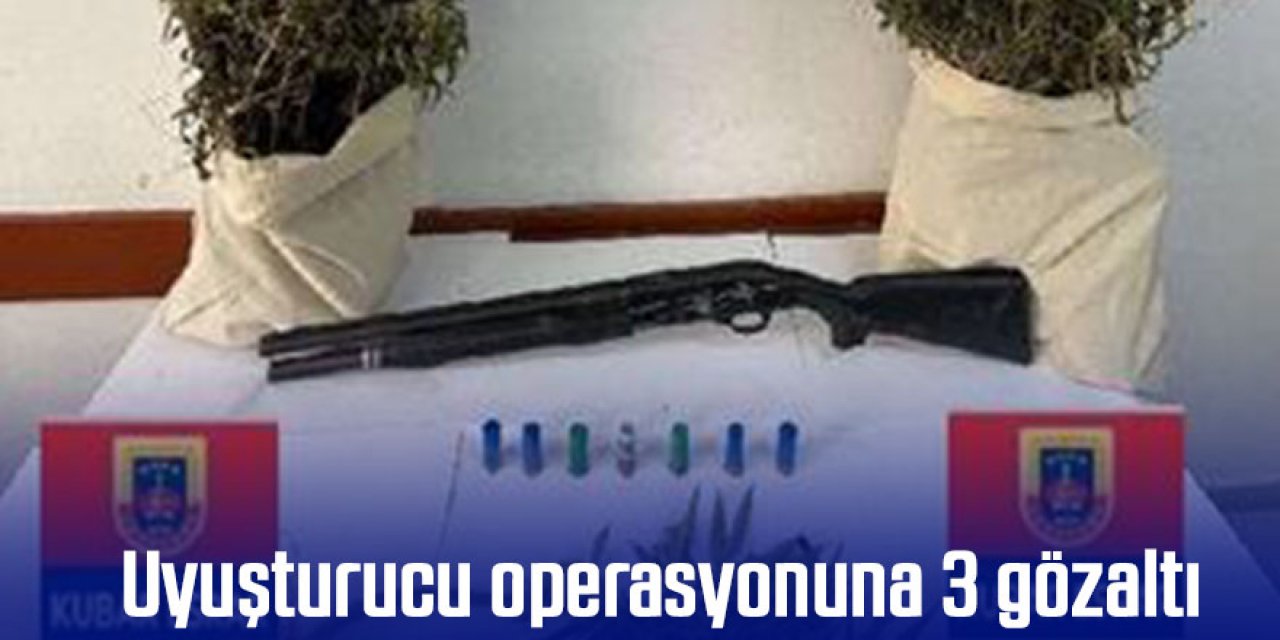 Uyuşturucu operasyonuna 3 gözaltı