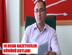 San Gazetecilerin gününü kutladı