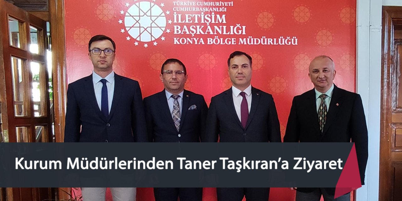 Kurum Müdürlerinden Taner Taşkıran’a Ziyaret