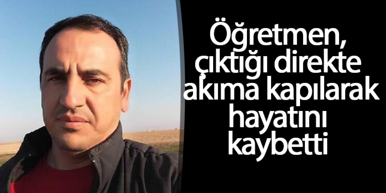 Tarlada, Elektrik- elektronik öğretmeni çıktığı direkte akıma kapılıp öldü