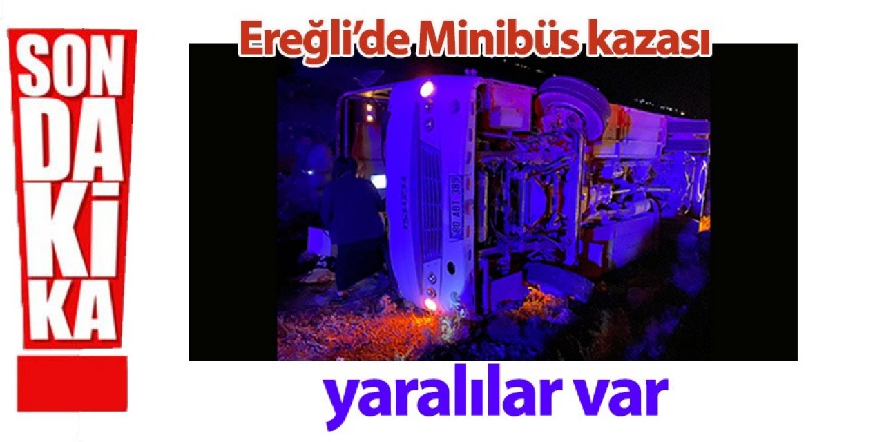 Tarım işçilerini taşıyan minibüs devrildi: 3 yaralı