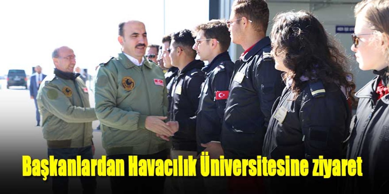 KTO KARATAY ÜNİVERSİTESİ HAVACILIK EĞİTİM KAMPÜSÜNÜ ZİYARET ETTİ