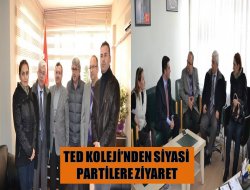 TED Koleji’nden siyasi partilere ziyaret