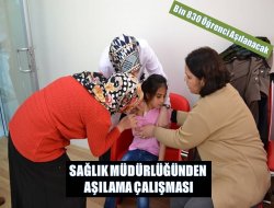 Ereğli’de bin 830 öğrenci aşılanacak