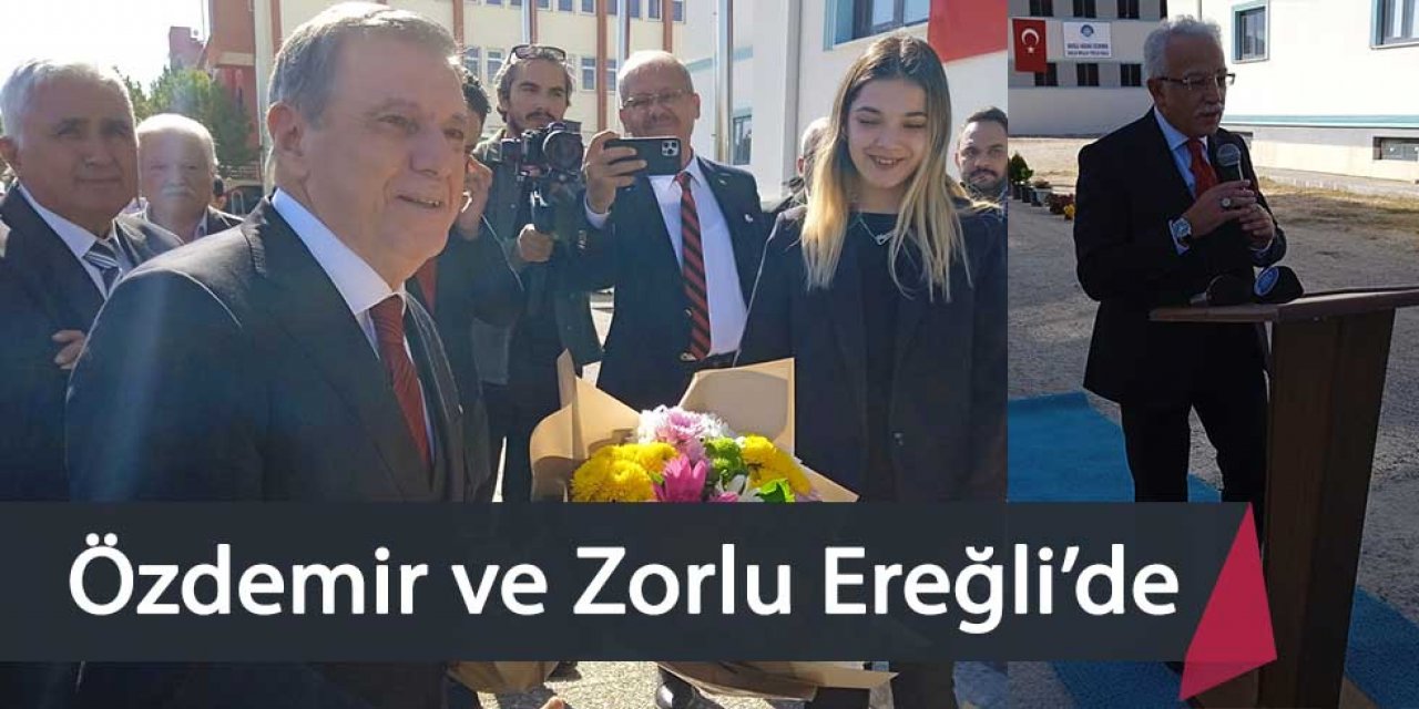 Ali Talip Özdemir babası adına yaptırdığı okula ziyarette bulundu