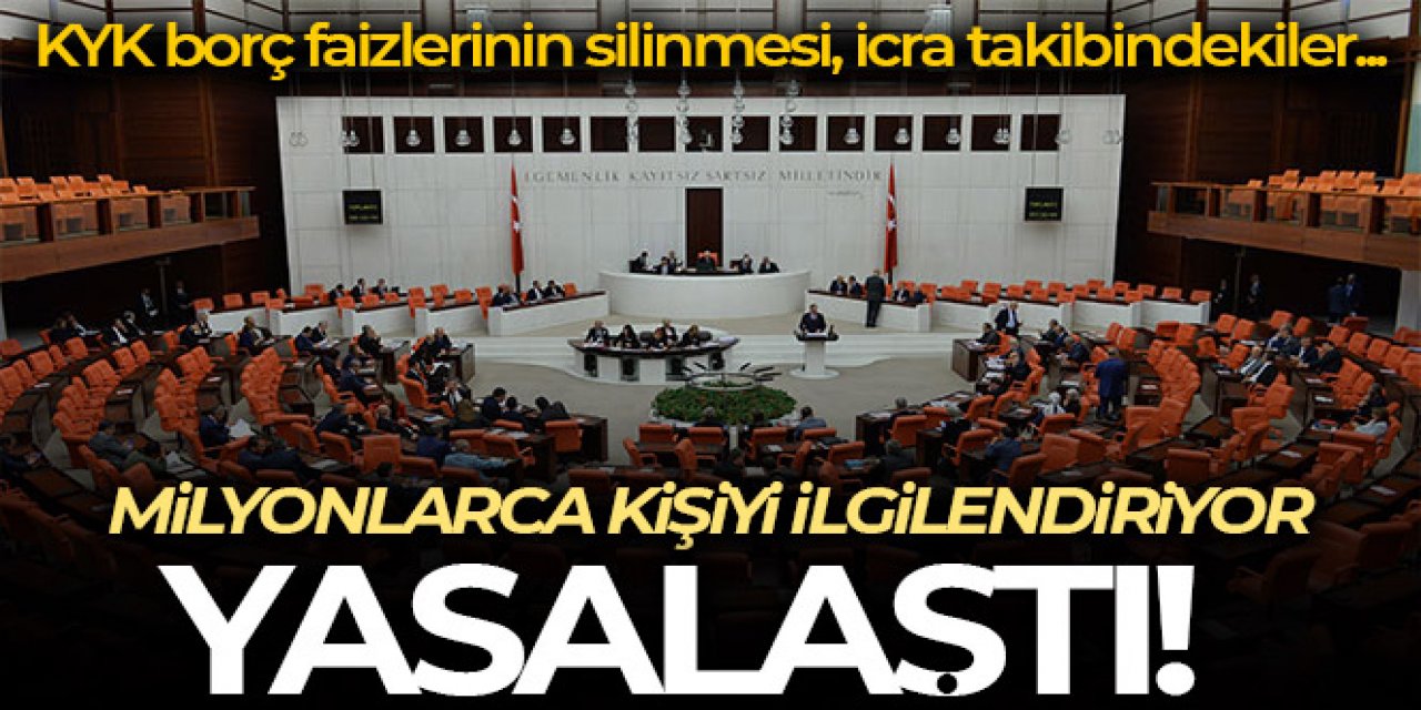 Öğrenim kredilerine ilişkin düzenlemeler içeren teklif TBMM’de kabul edildi.