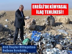 Ereğli'de Atık İlaç Tehlikesi