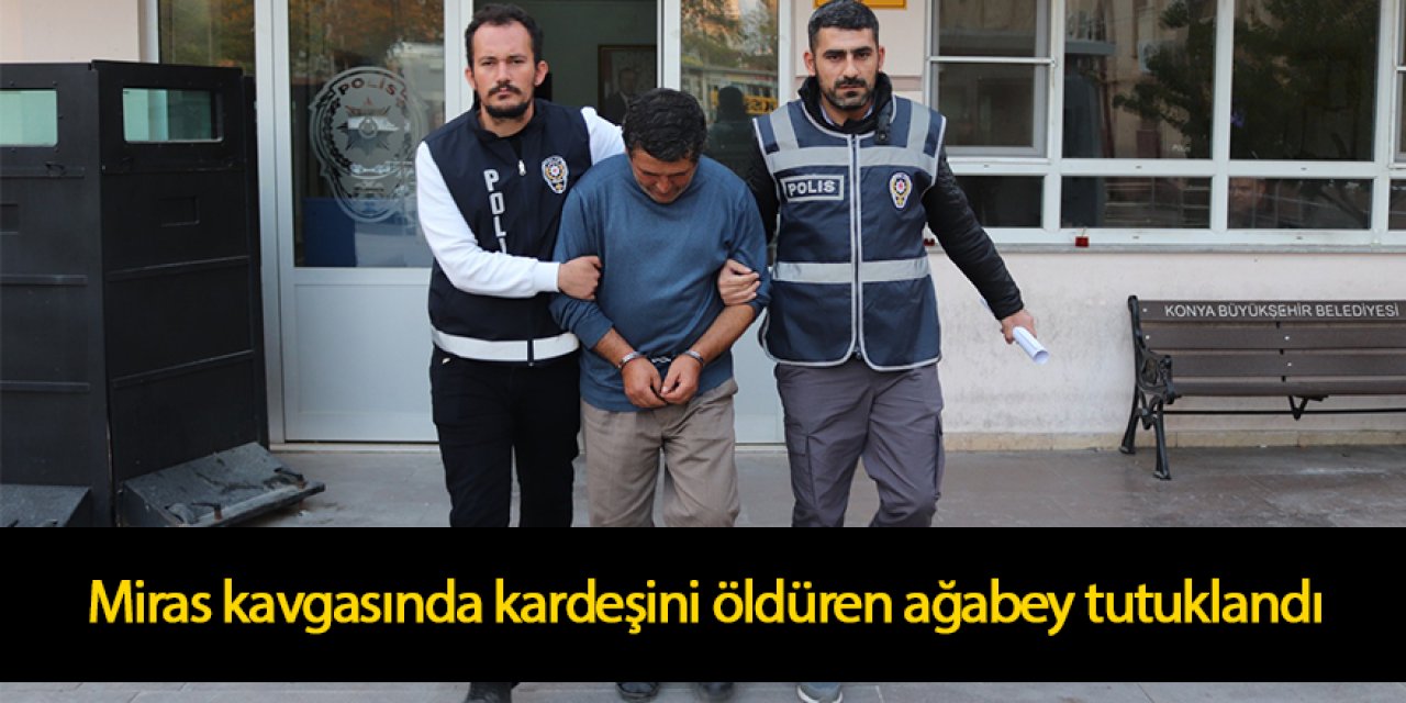 Miras kavgasında kardeşini öldüren ağabey tutuklandı