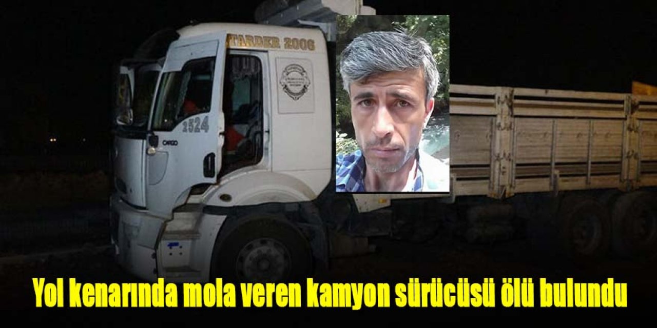 Arkadaşıyla yemek yedikten sonra uyumaya geçtiği kamyonda ölü bulundu
