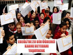 28 Bin öğrenci karne heyecanı yaşayacak