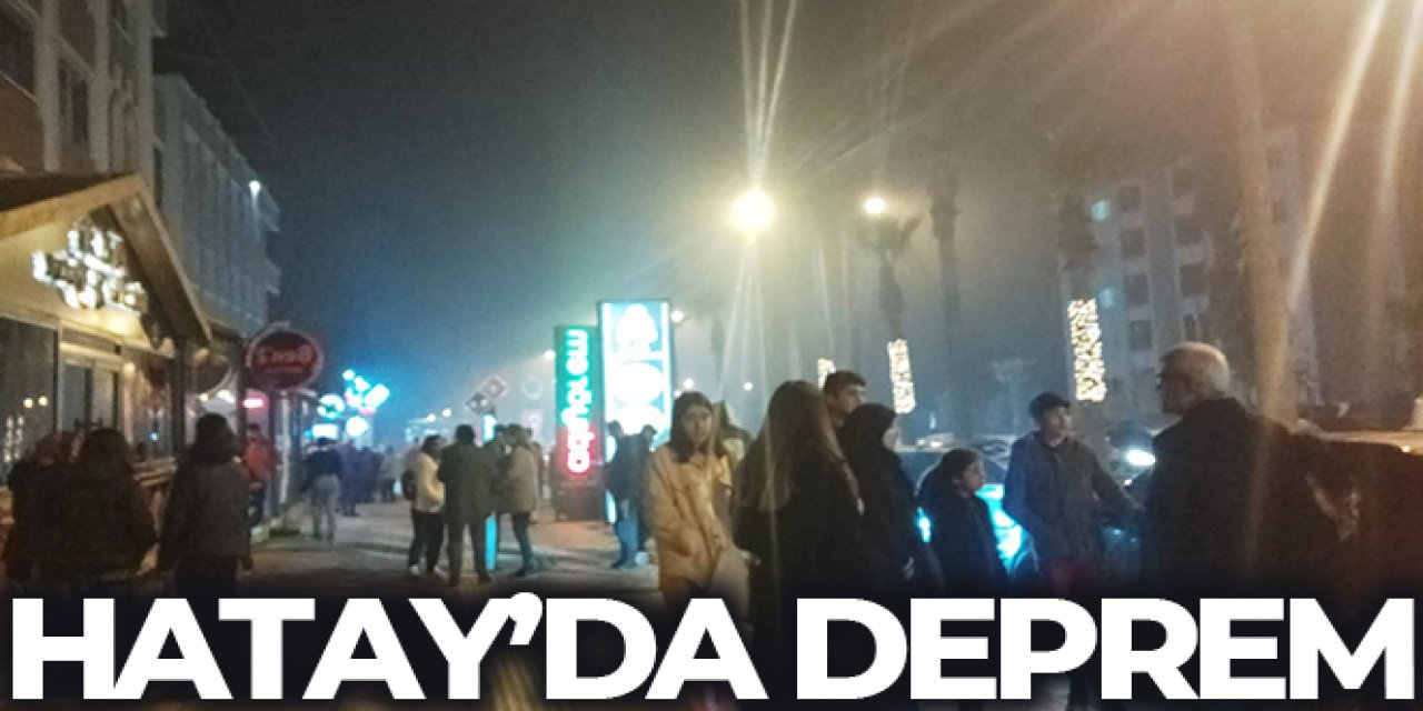 Hatay Kırıkhan'da 4.8 büyüklüğünde deprem