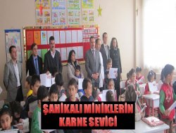 Şahikalı Miniklerin Karne Sevinci