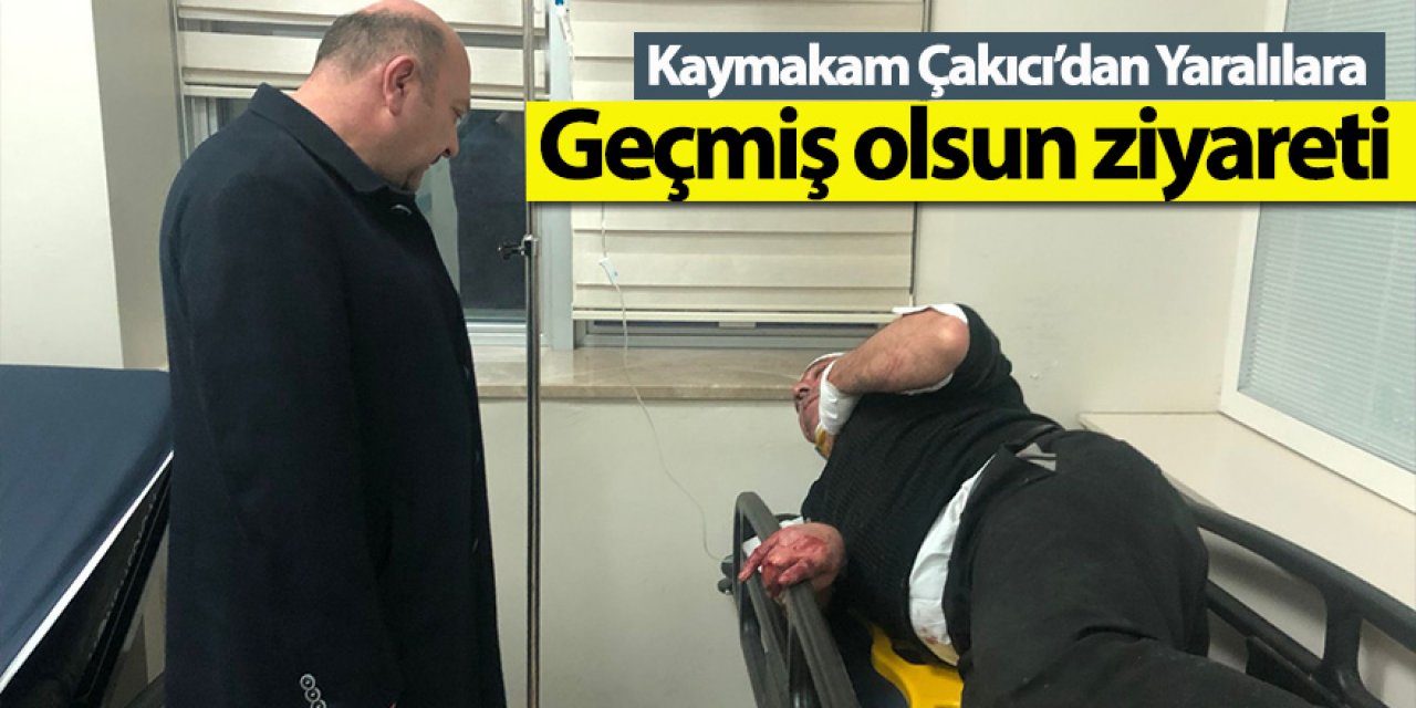 Ereğli Kaymakamı Yaralı yolcuları ziyaret etti