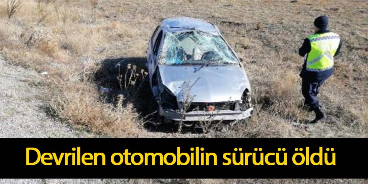Takla atan otomobilin sürücüsü öldü