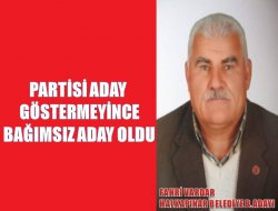 Halkapınar’ın bağımsız adayı Fahri Vardar