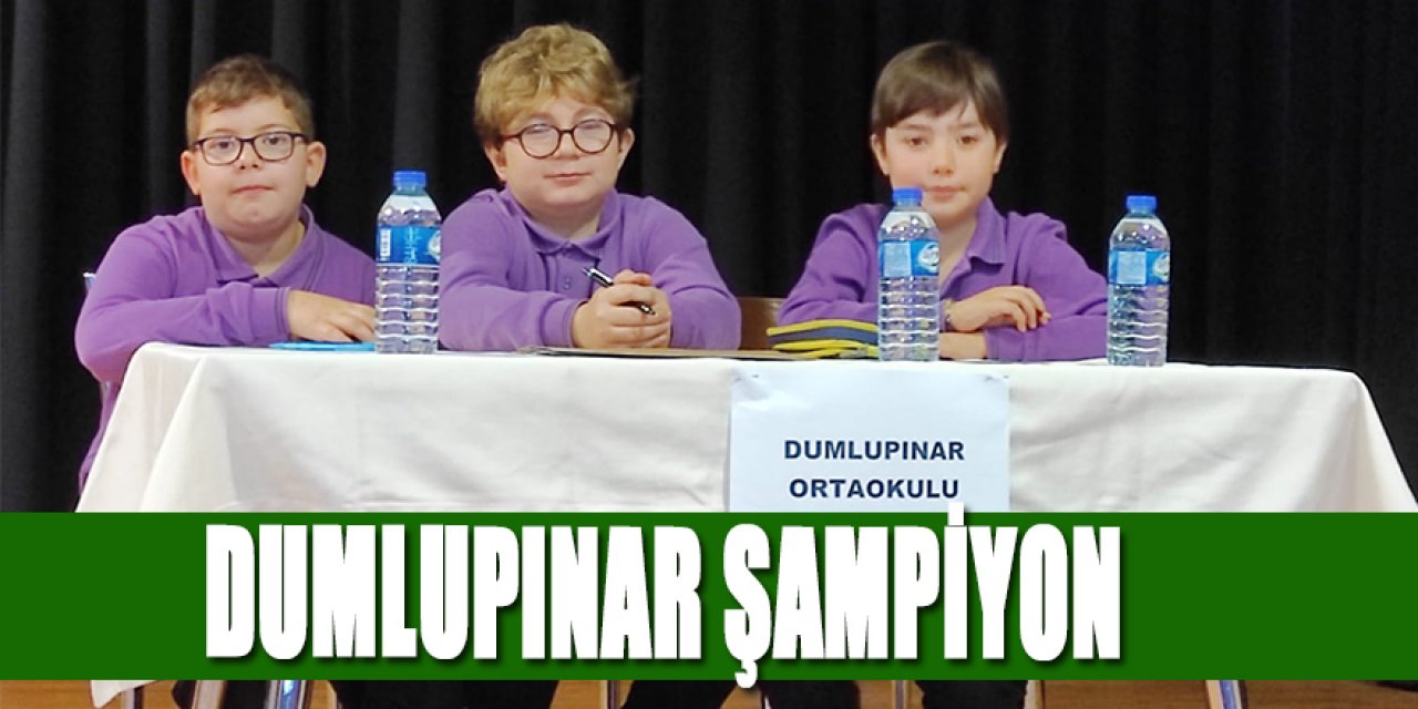 DUMLUPINAR ŞAMPİYON