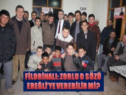 Filorinalı: Zorlu O Sözü Verebilir Mi?