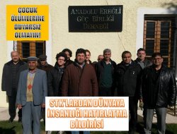 Stk’ lardan İnsanlığı Hatırlatma Bildirisi