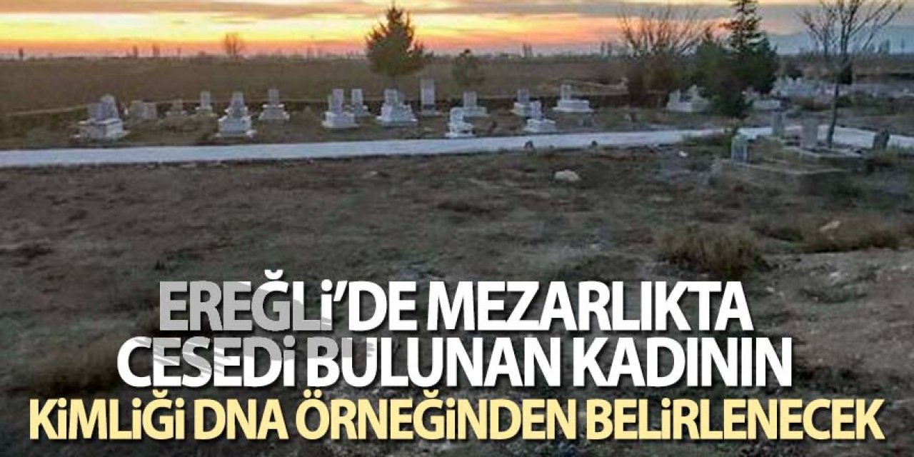 Ereğli’de Mezarlıkta cesedi bulunan kadının kimliği DNA örneğinden belirlenecek
