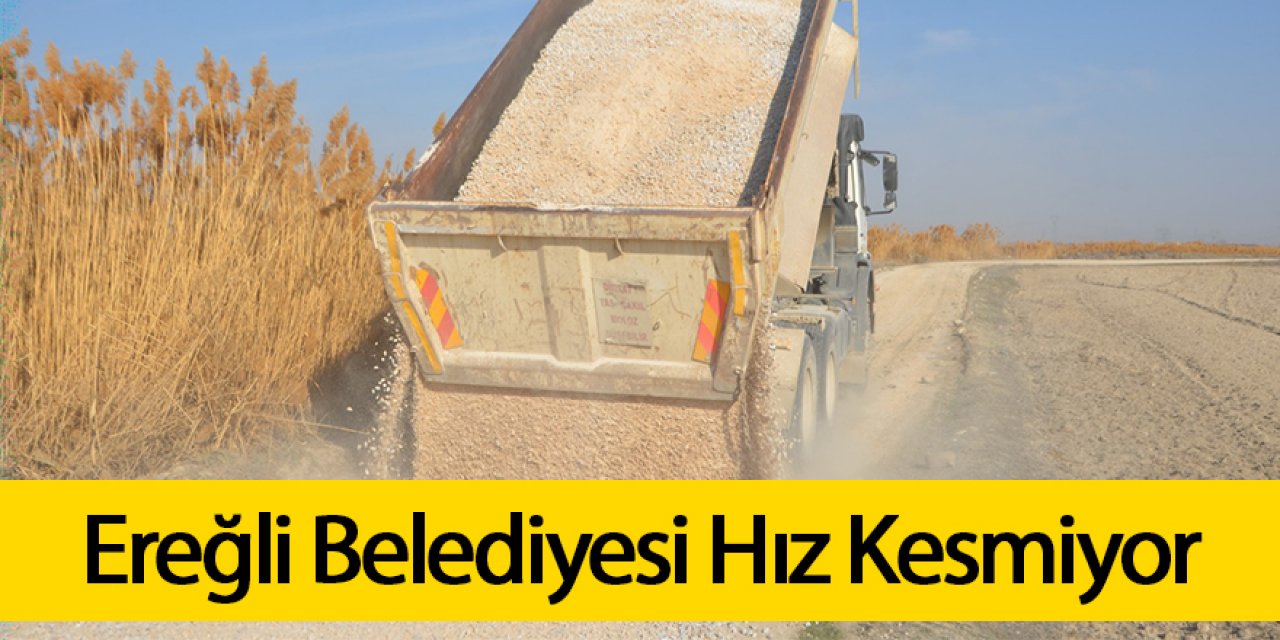 Ereğli Belediyesi Hız Kesmiyor