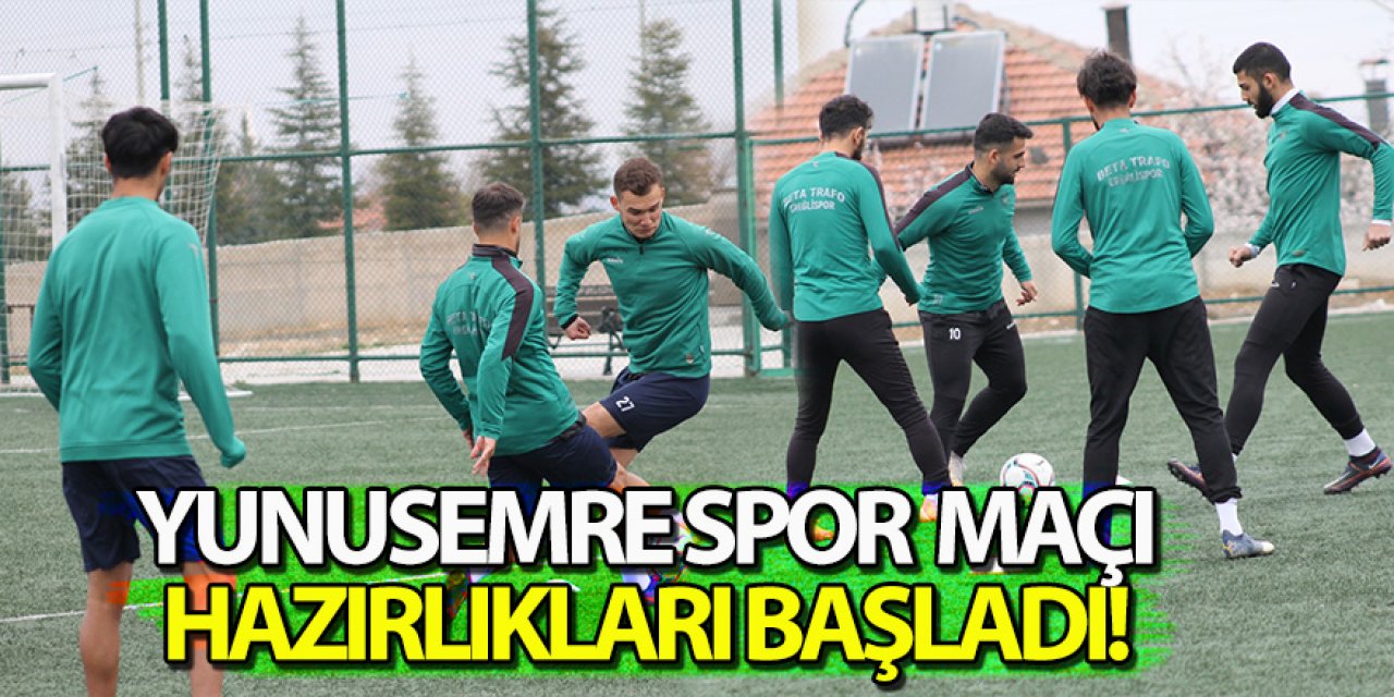 Beta Trafo Ereğlispor, Yunusemre Spor Maçının Hazırlıklarına Başladı!