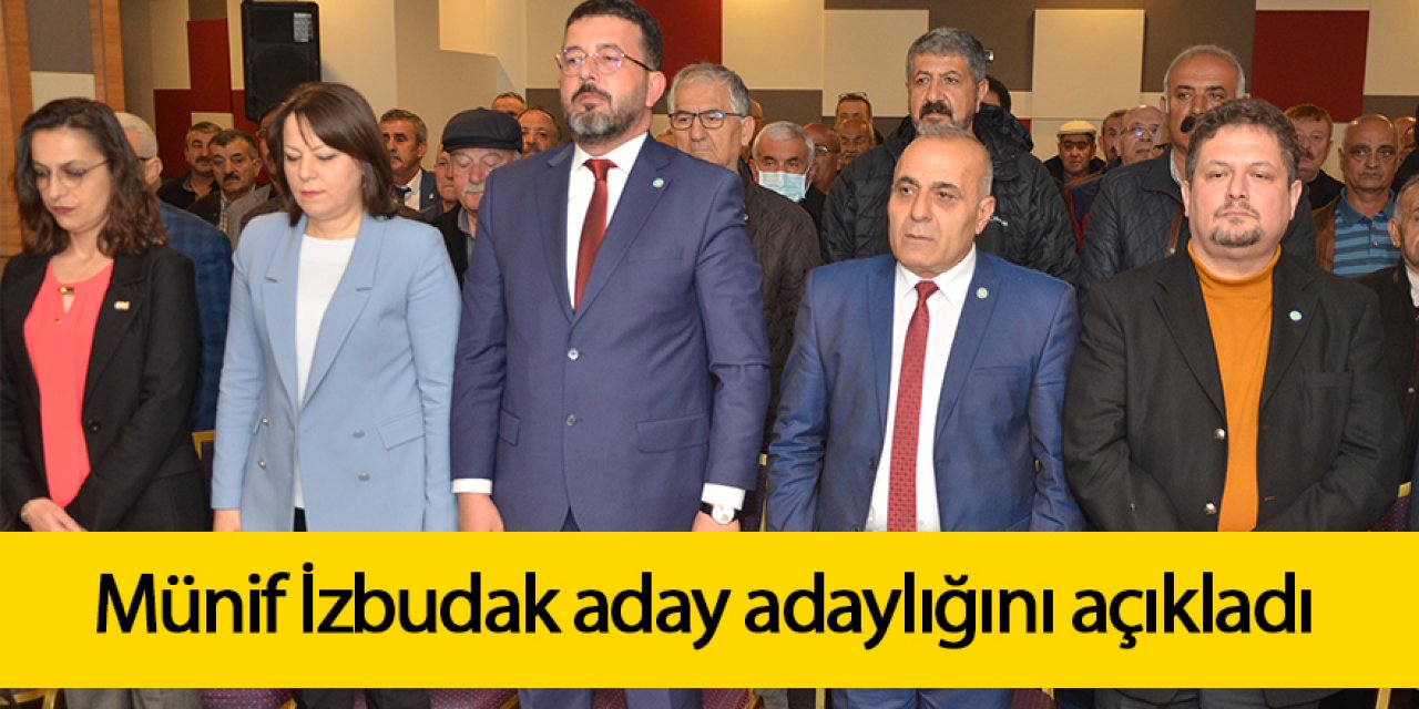 Münif İzbudak İyi Parti’den aday adaylığını açıkladı