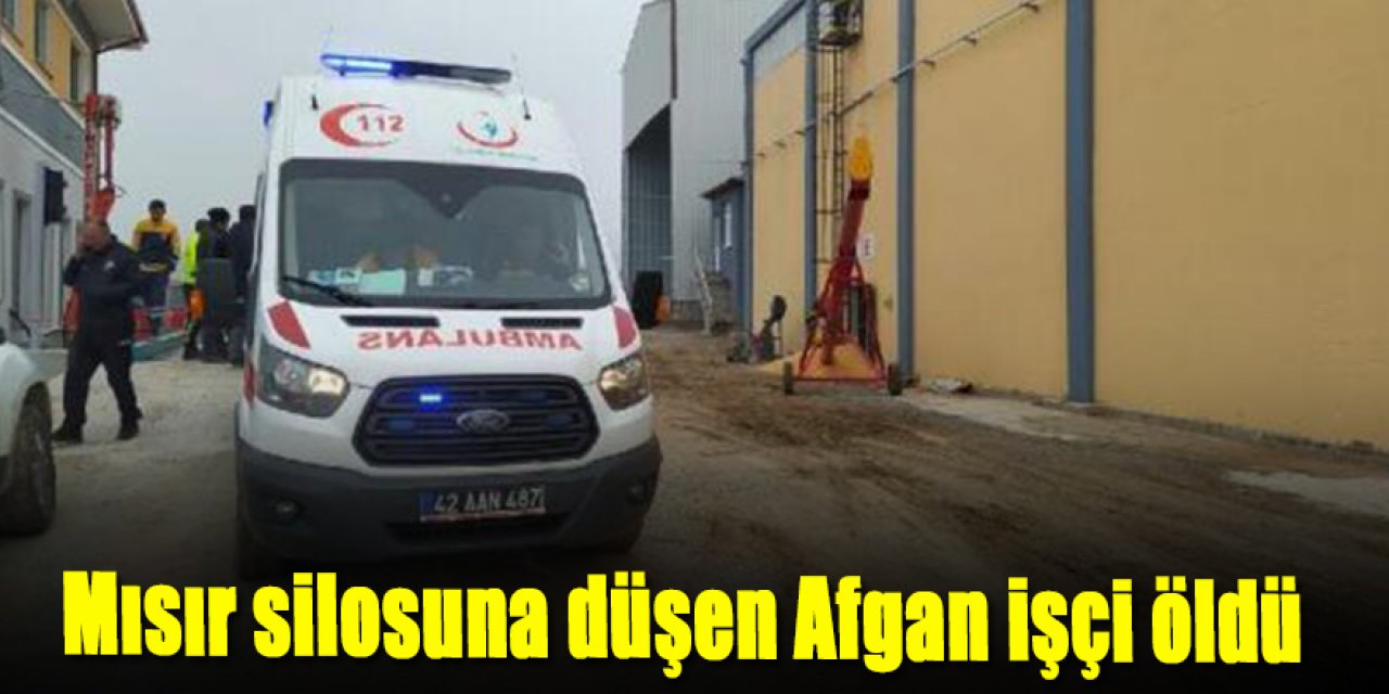Mısır silosuna düşen Afgan işçi öldü