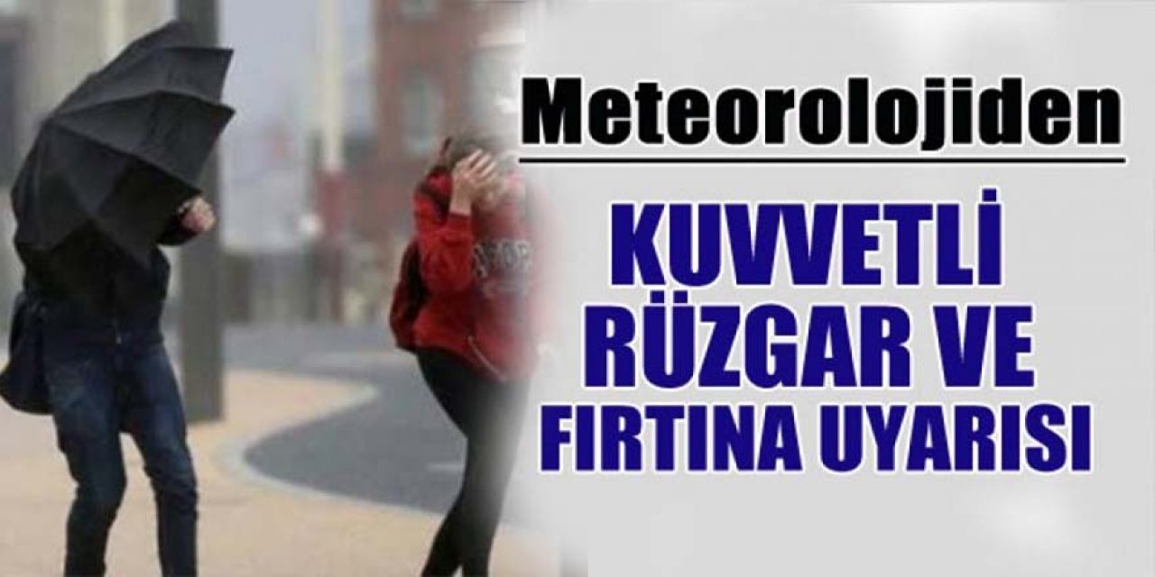 Meteoroloji'den Ereğli için fırtına uyarısı