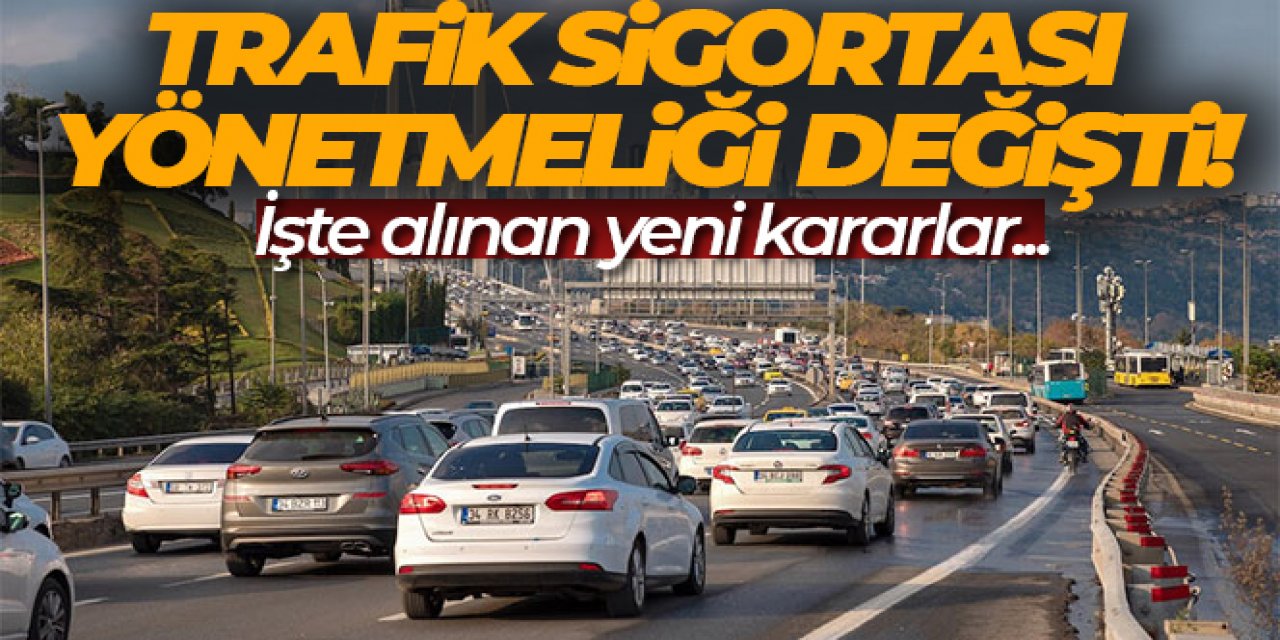 Trafik sigortası yönetmeliğinde değişiklik Resmi Gazetede yayımlandı