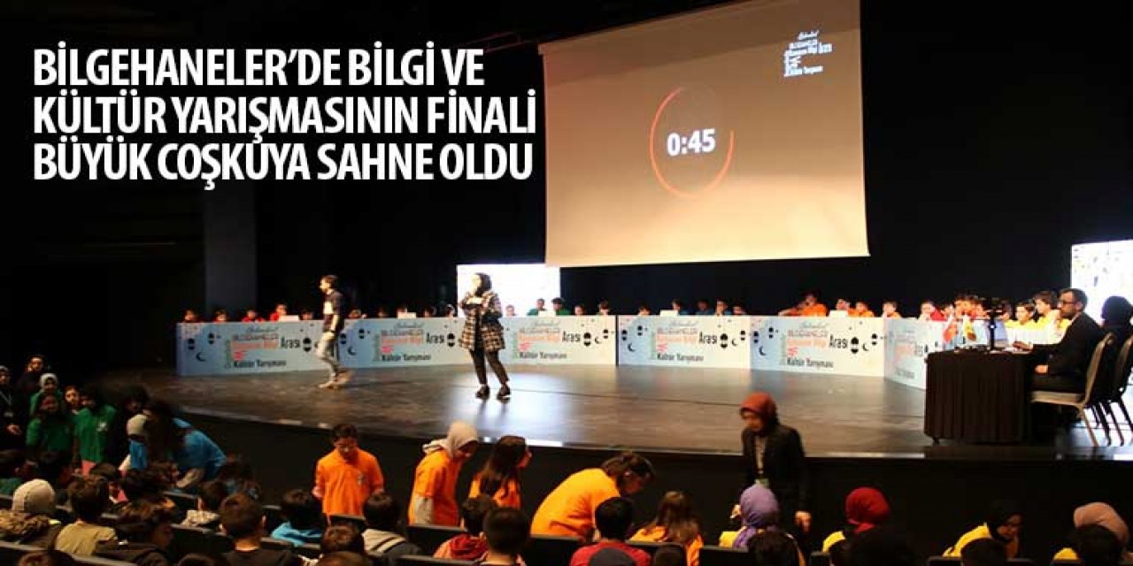 Bilgehaneler’de Bilgi ve Kültür Yarışmasının Finali Büyük Coşkuya Sahne Oldu