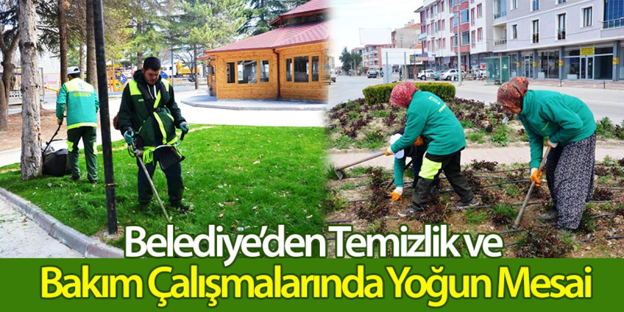 Belediye’den Temizlik Ve Bakım Çalışmalarında Yoğun Mesai