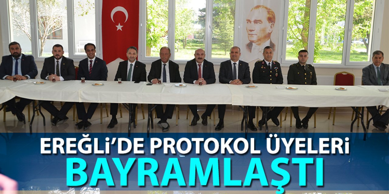 Ereğli’de protokol üyeleri bayramlaştı