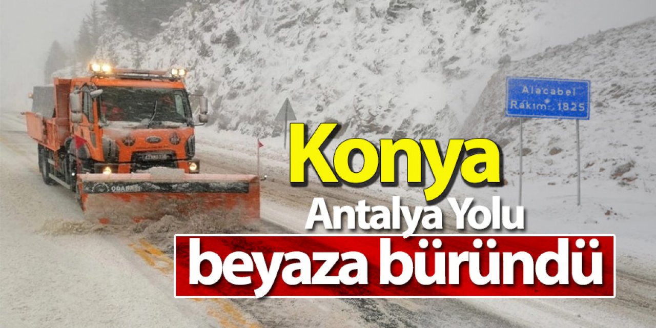 Turizm cenneti Nisan ayının sonunda beyaza büründü