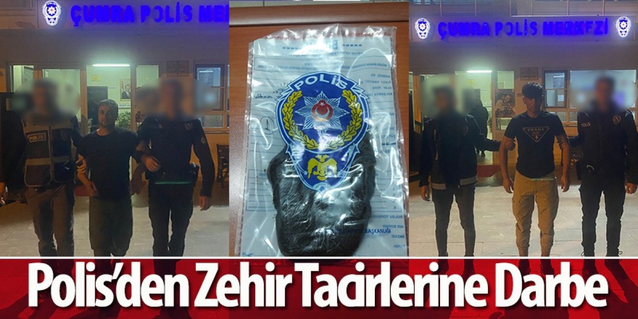 Çumra Polisi’nden Afgan uyruklu zehir tacirlerine darbe