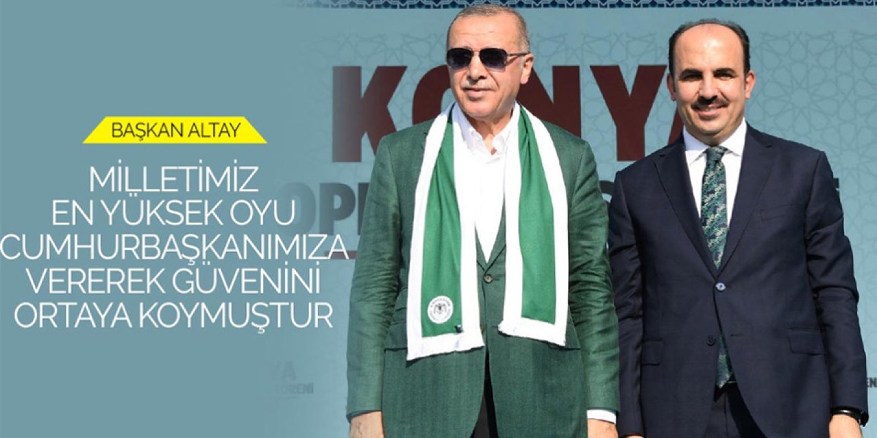 Uğur İbrahim Altay’dan Teşekkür