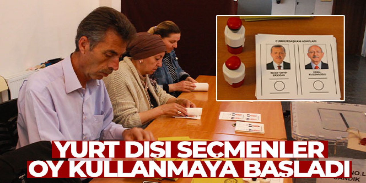 Cumhurbaşkanı 2. tur seçimi için gümrük kapılarında oy kullanma başladı