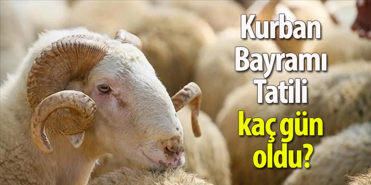 Kurban Bayramı Tatili 9 gün oldu