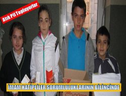 İmam Hatipliler Atık Pil Topluyor