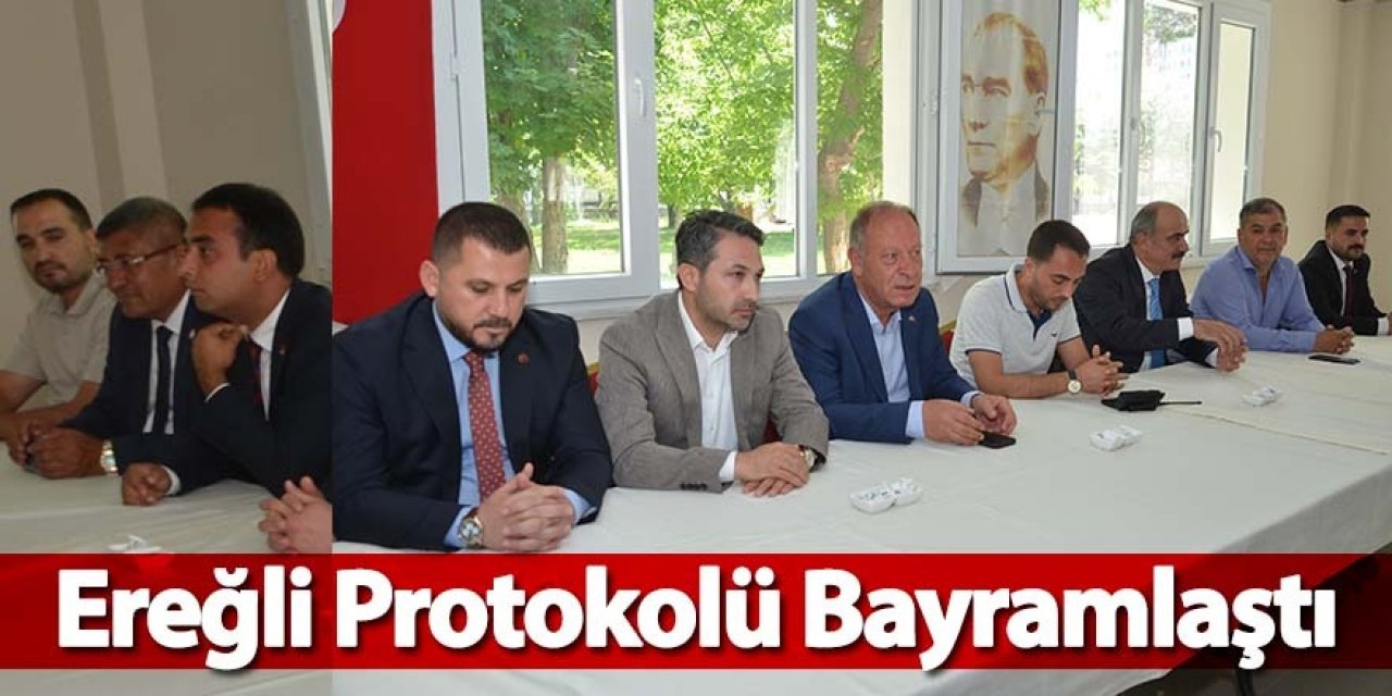 Ereğli Protokolü Bayramlaştı