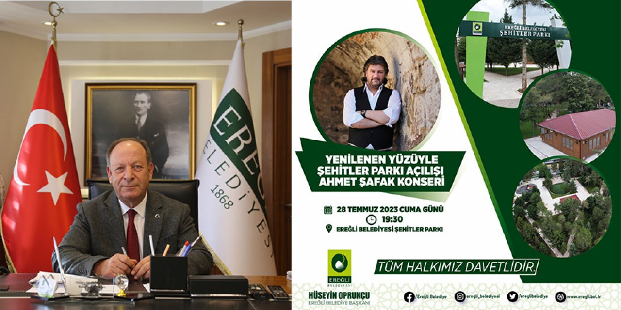Başkan Oprukçu Açılış ve Konser Programına Tüm Hemşerilerini Davet Etti