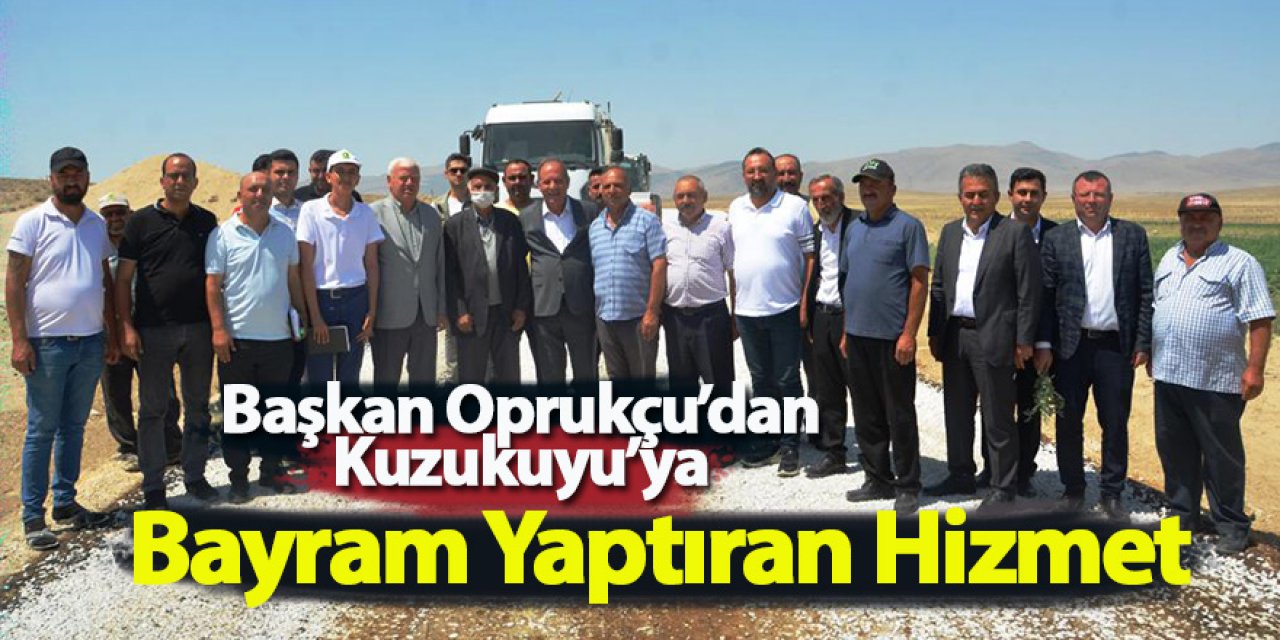 Başkan Oprukçu’dan Kuzukuyu’ya Bayram Yaptıran Hizmet