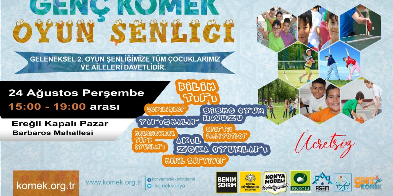 Ereğli KOMEK’ten 2. Oyun Şenliği!