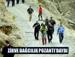 Zirve Dağcılık Pozantı’daydı