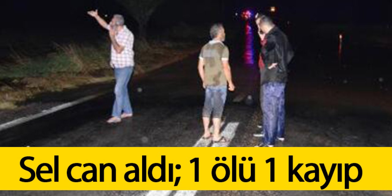 Sel can aldı; 1 ölü 1 kayıp