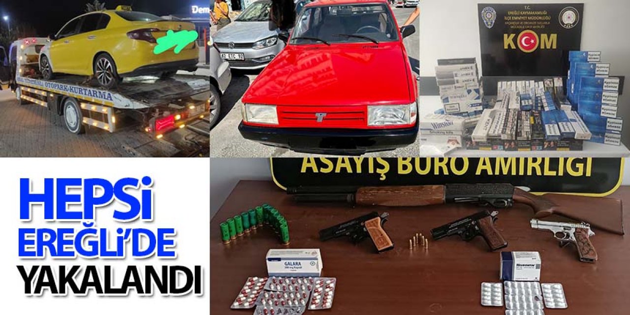 Ereğli Polisinin Başarılı Çalışmaları