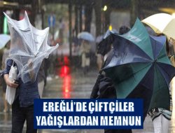 Çiftçiler Yağışlardan Memnun