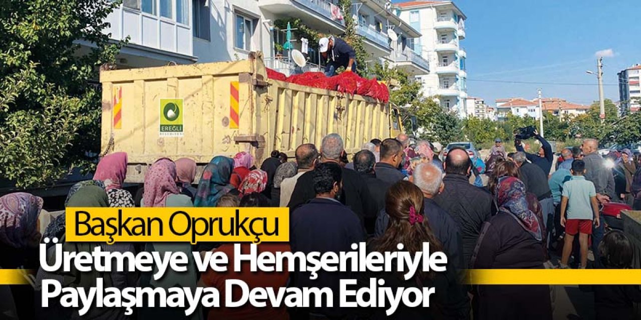 Üretmeye ve Hemşerileriyle Paylaşmaya Devam Ediyor
